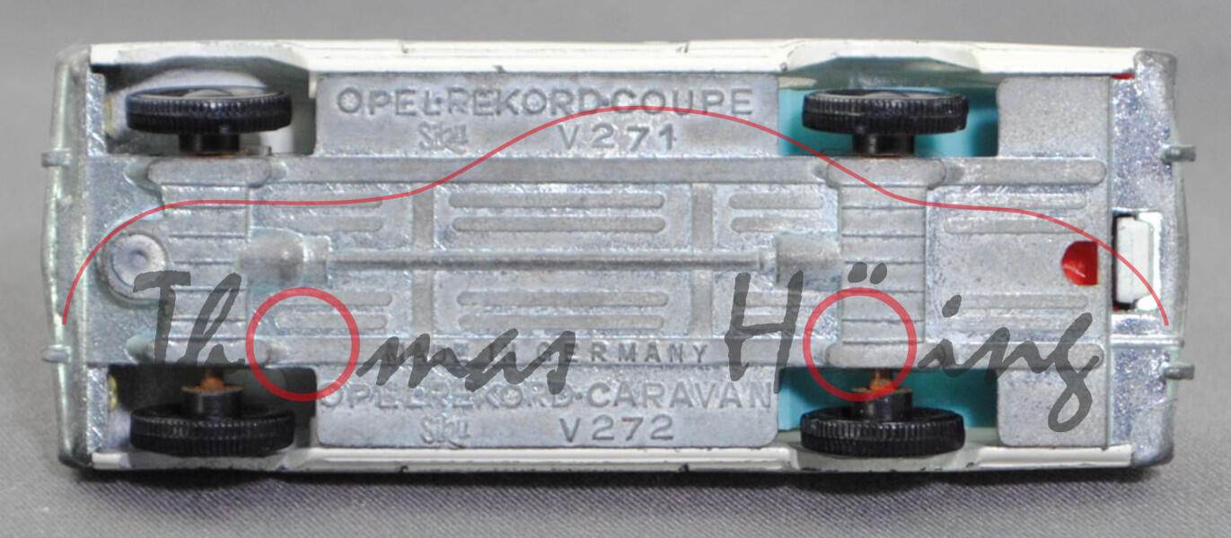 00001 OPEL REKORD Coupé (Modell 1967-1972), weiß, innen